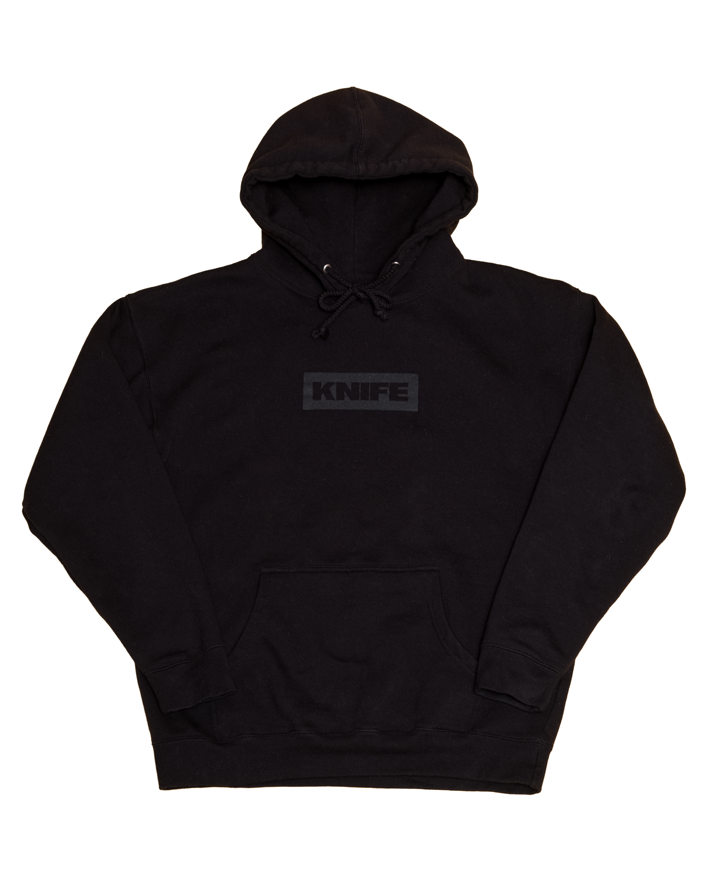 Block Logo Hoodie - Black/Black