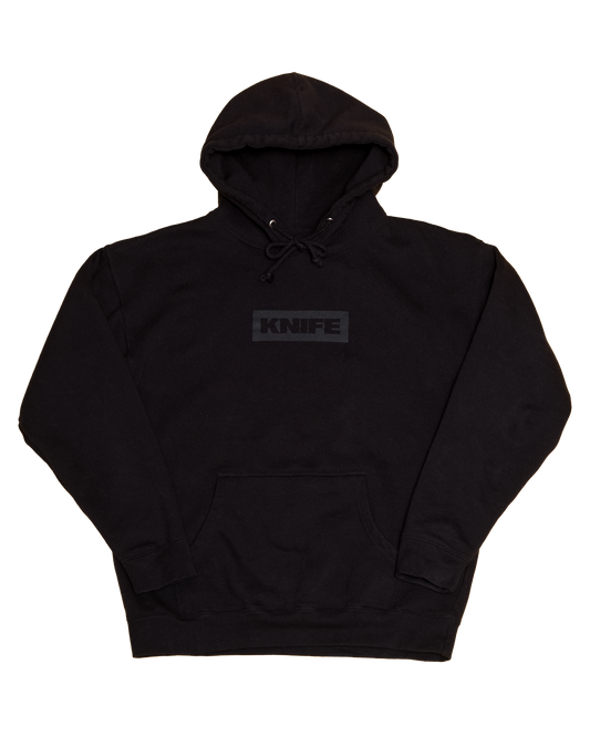 Block Logo Hoodie - Black/Black