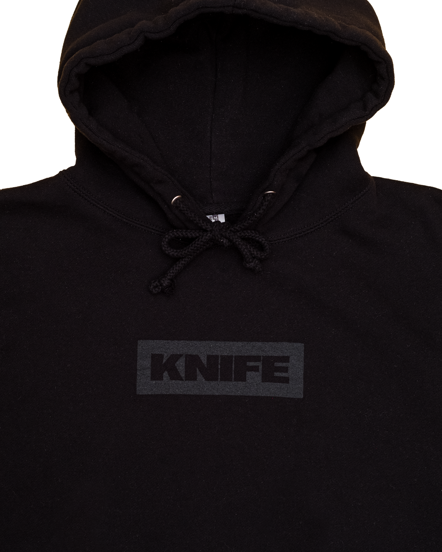 Block Logo Hoodie - Black/Black