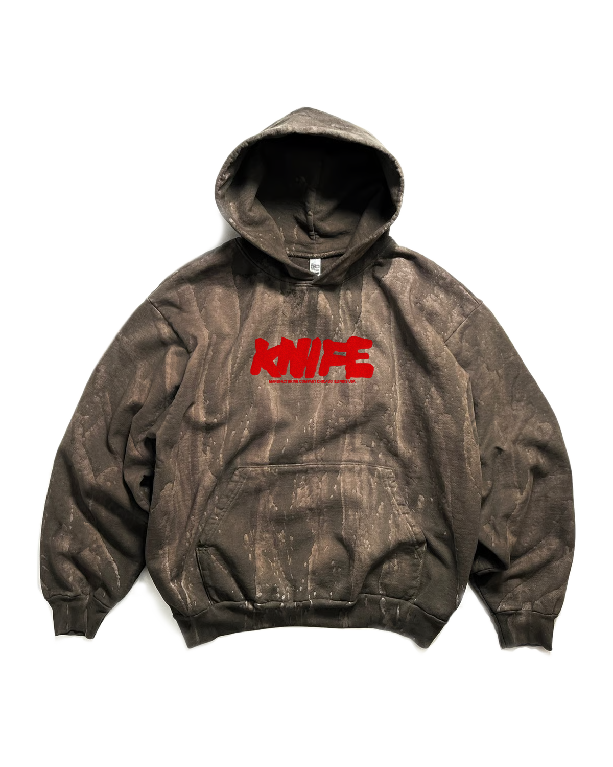 Bloodbath Logo Pullover Hoodie - Camo Drip Dye