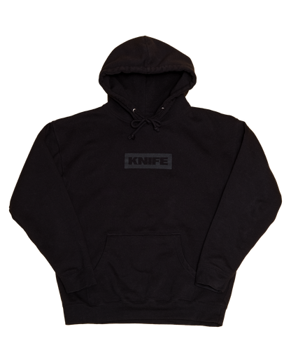 Block Logo Hoodie - Black/Black