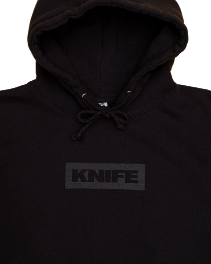 Block Logo Hoodie - Black/Black