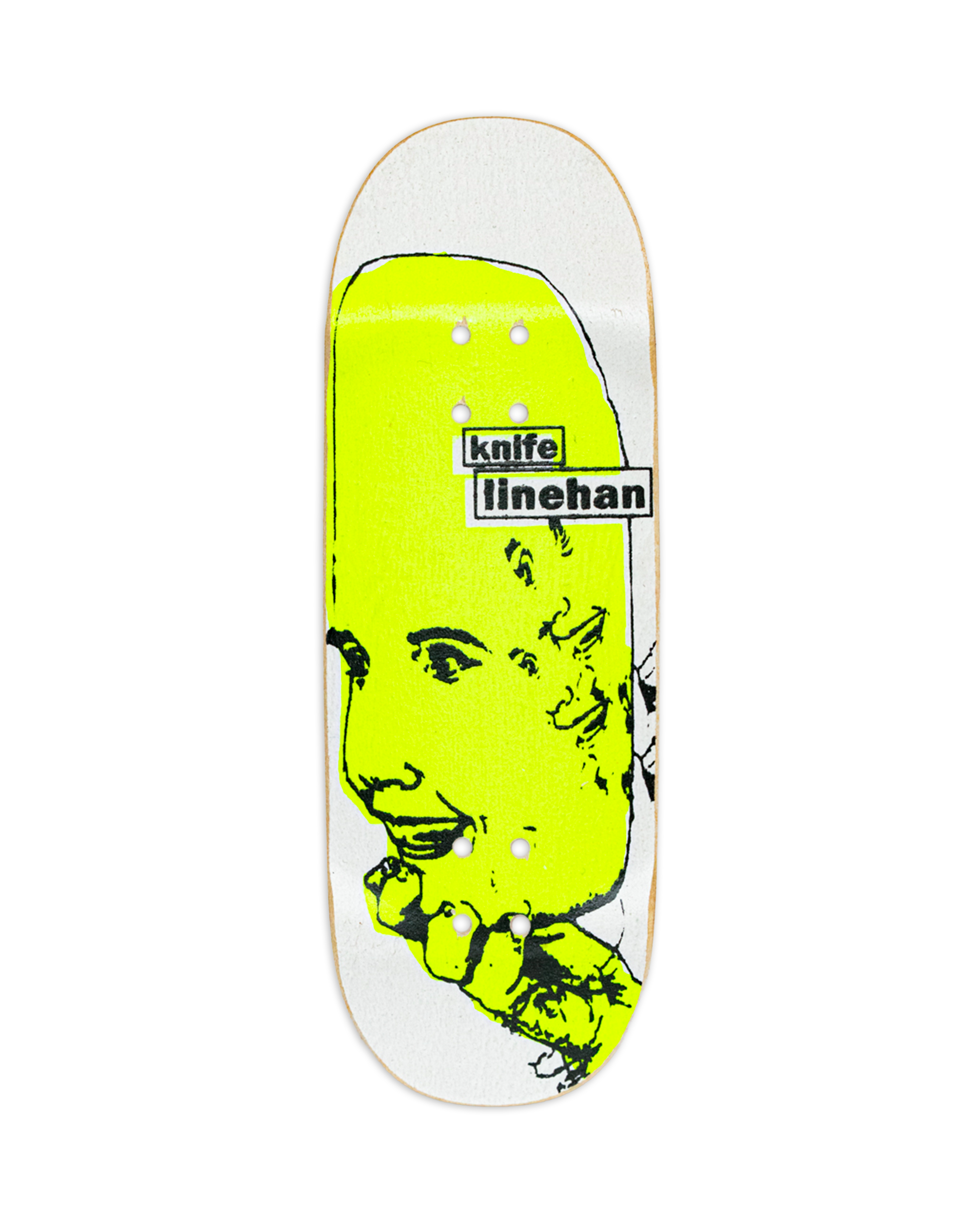 Jay Linehan Mask - Flo Yellow Screen Print