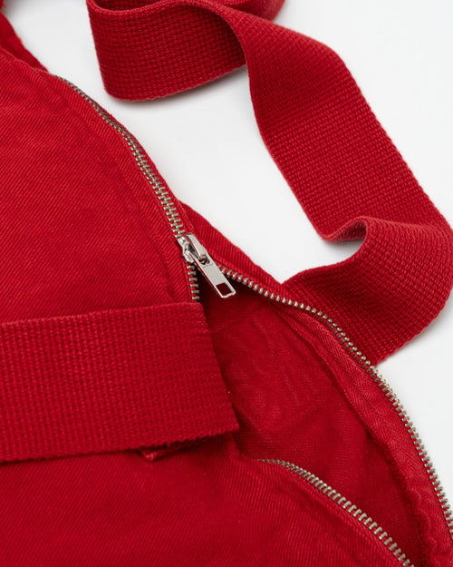 Blockbuster Heavy Zipper Tote - Red