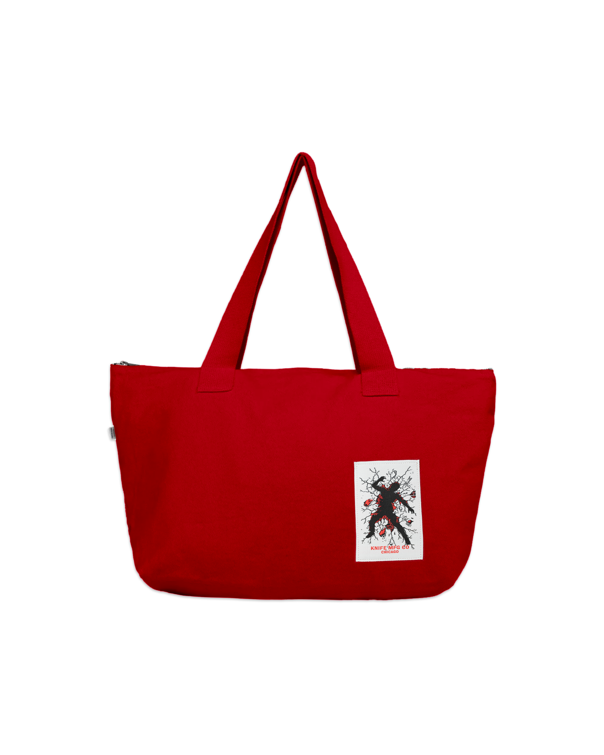 Blockbuster Heavy Zipper Tote - Red